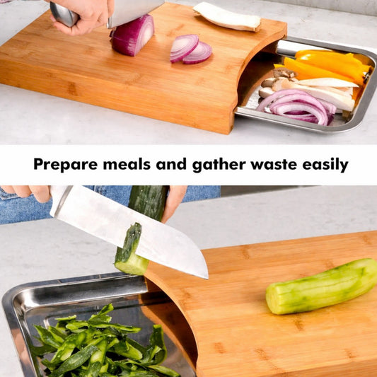 VeloraVita™ Advanced Premium Cutting Board for Clean & Easy Meal Preparation