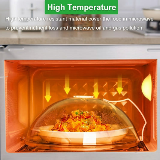 VeloraVita™ Premium HeatGuard Microwave Dome – Smart Cooking, Cleaner Kitchen