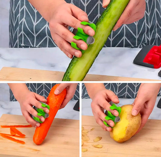 VeloraVita™ Premium SafeGrip Vegetable Peeler – Effortless, Fast & Finger-Protecting Kitchen Essential