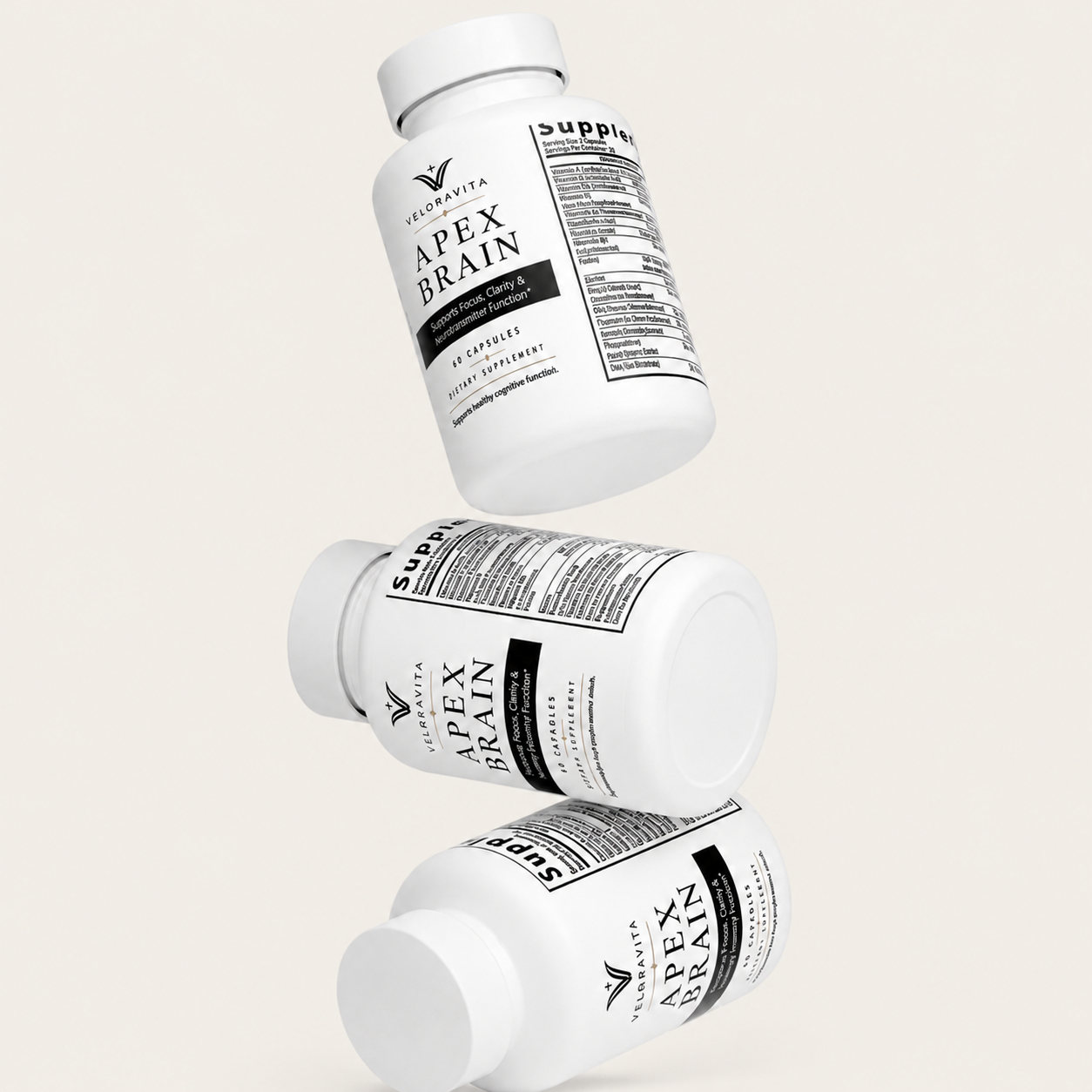 VeloraVita Apex Brain Premium Focus,Clarity & Healthy Memory