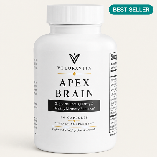 VeloraVita Apex Brain Premium Focus,Clarity & Healthy Memory