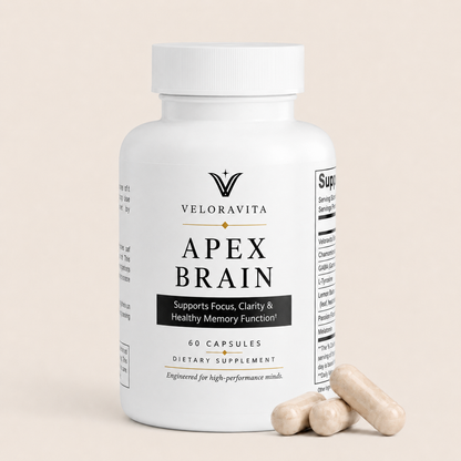 VeloraVita Apex Brain Premium Focus,Clarity & Healthy Memory